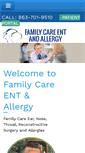 Mobile Screenshot of familycareent.com